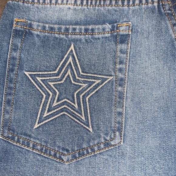 H&M x Coachella Daydreamer Star Denim Shorts Size 2 - Picture 10 of 16